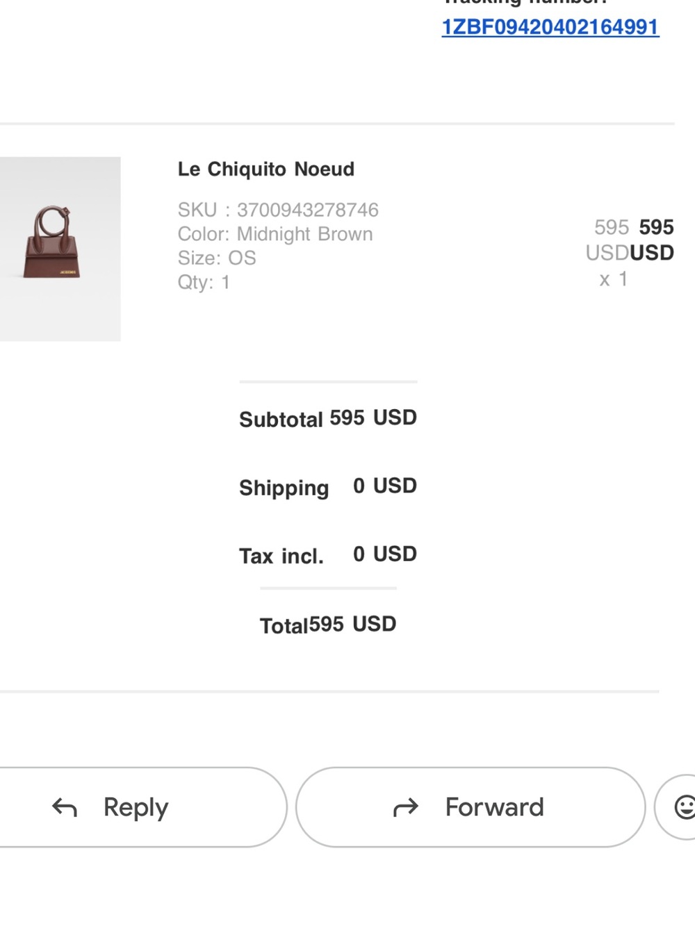 Jacquemus Le Chiquito Noeud in Midnight Brown - Picture 7 of 7